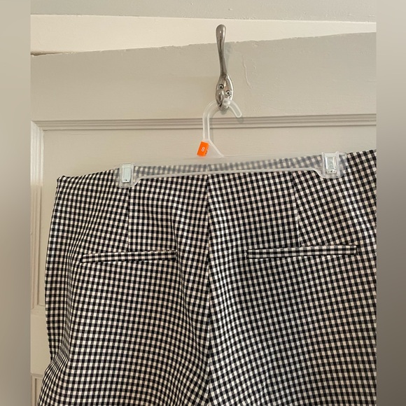 H&M brand new gingham slim fit pants with elasticized waist band in size XL. - Picture 11 of 11